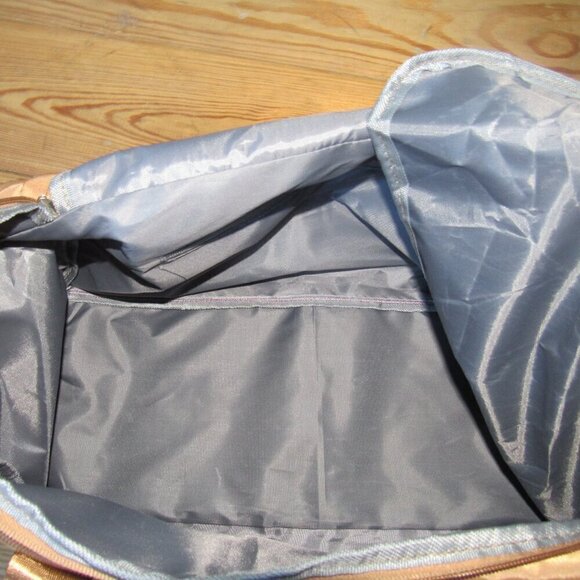 Beige Zuomanni Duffle Bag Multiple Pockets Shoe Compartment - Picture 9 of 11